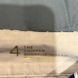 Lily Pulitzer blue pattern the chipper shorts size 4